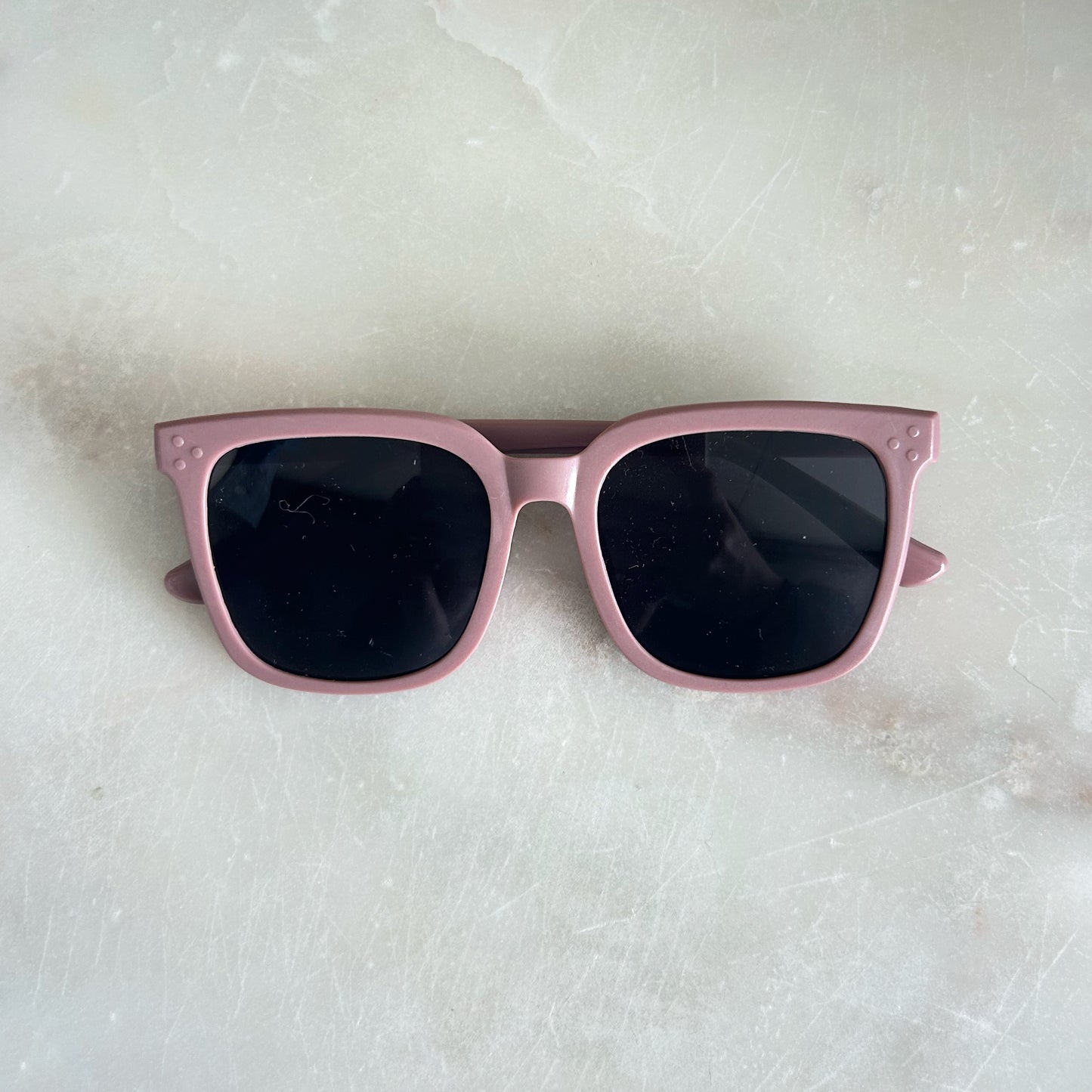 Toddler Square Sunglasses - Mauve