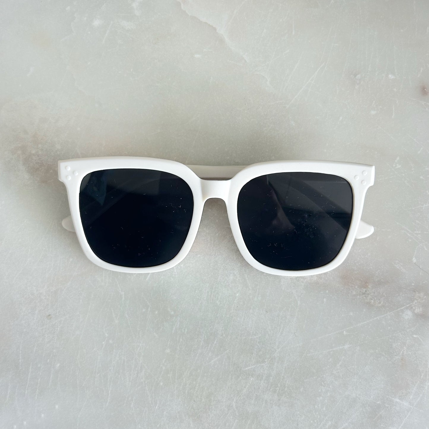 Toddler Square Sunglasses - Off-White