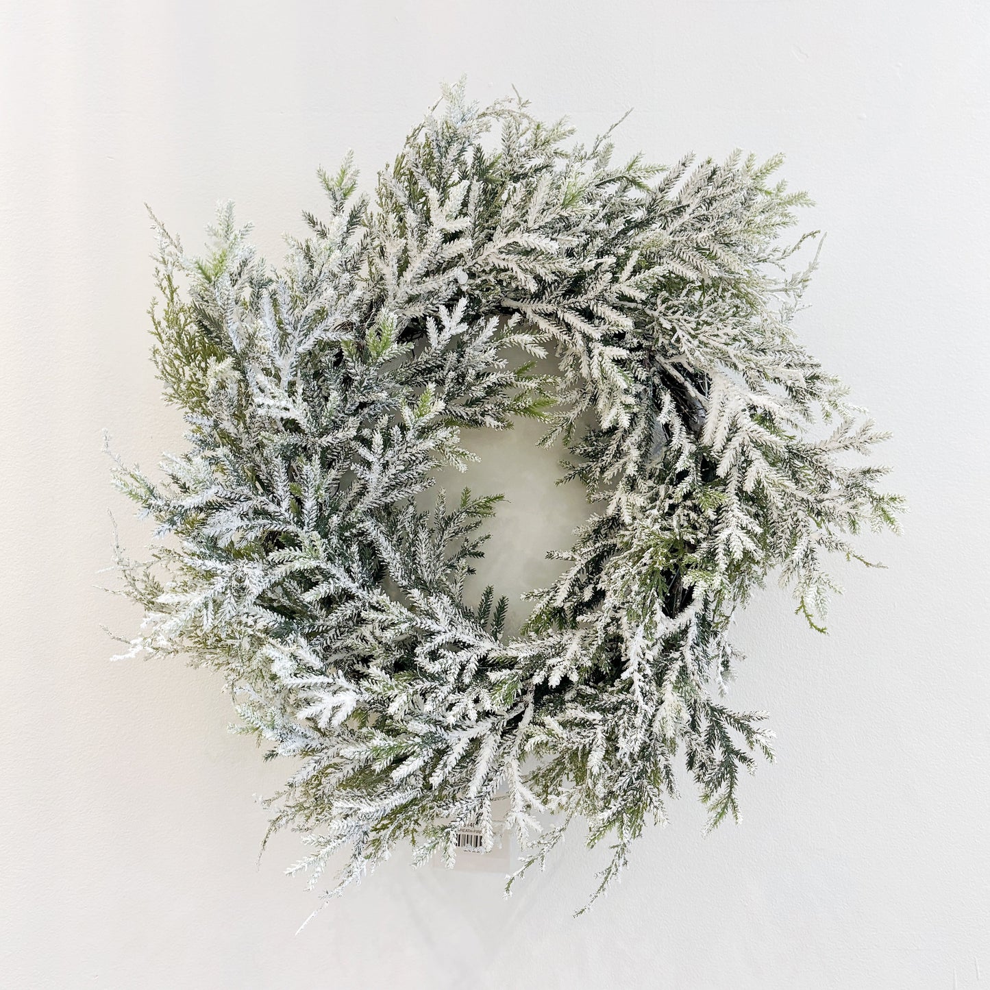 First Snow Cedar Wreath - 22"