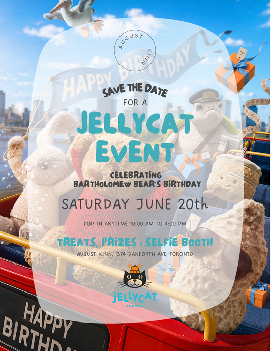(RSVP HERE) Jellycat Event: Celebrating Bartholomew Bear's Birthday