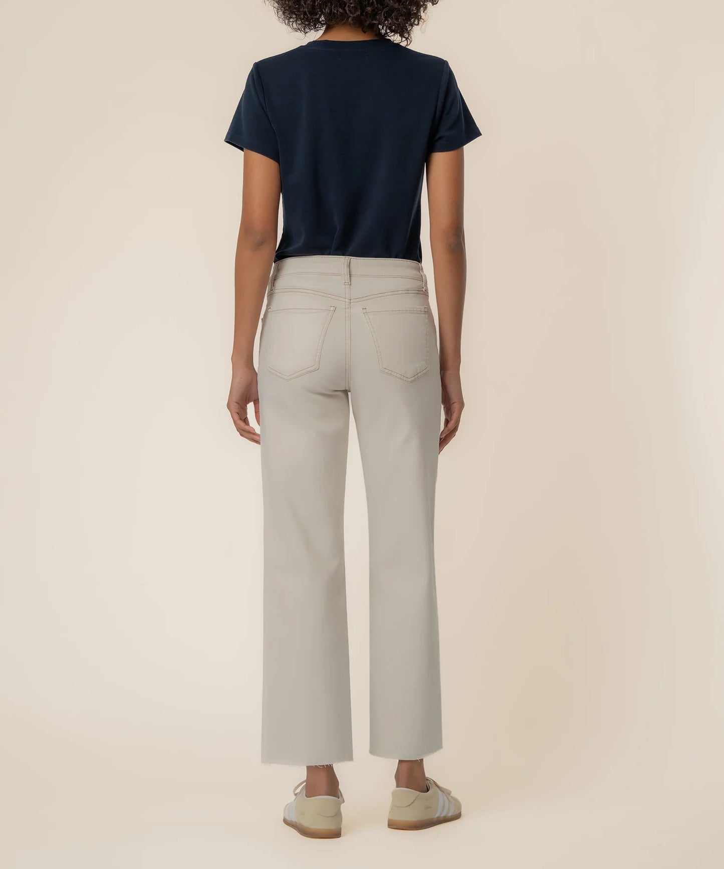Charlotte High-Rise Wide Leg - Ecru