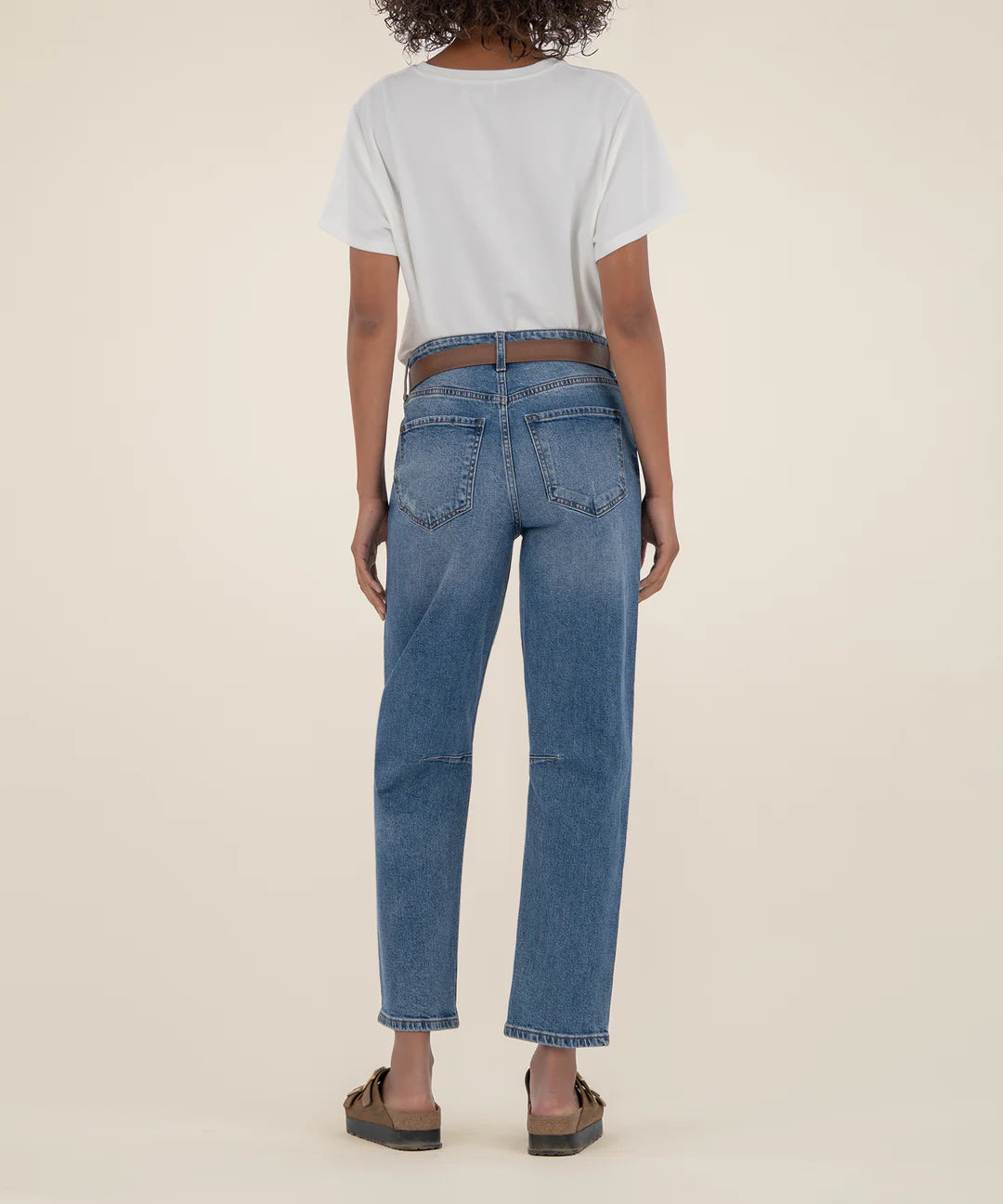 Ashley High Rise Slouchy Barrel Straight Leg - Improving Wash