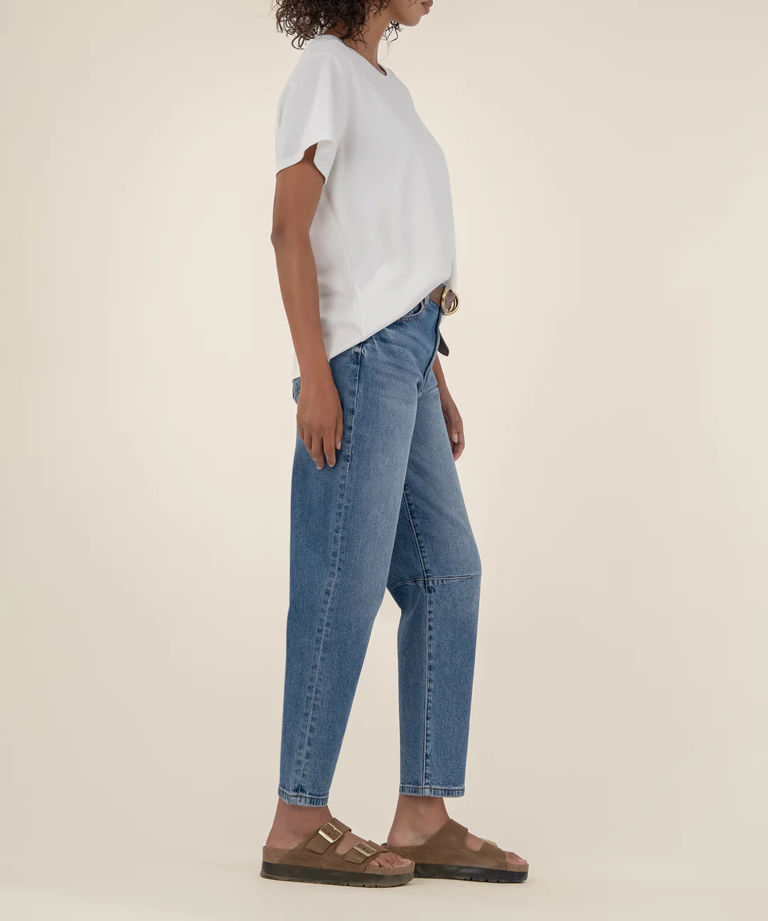 Ashley High Rise Slouchy Barrel Straight Leg - Improving Wash