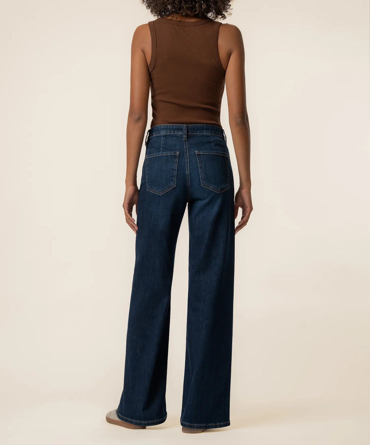 Maya High Rise Wide Leg - Angelically Wash