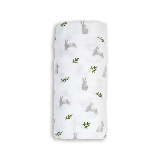 Cotton Muslin Swaddle - Bunnies