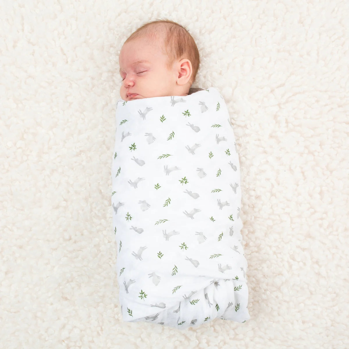 Cotton Muslin Swaddle - Bunnies