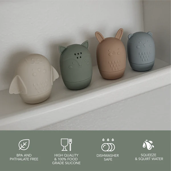 Animal Bath Toys - Woodland