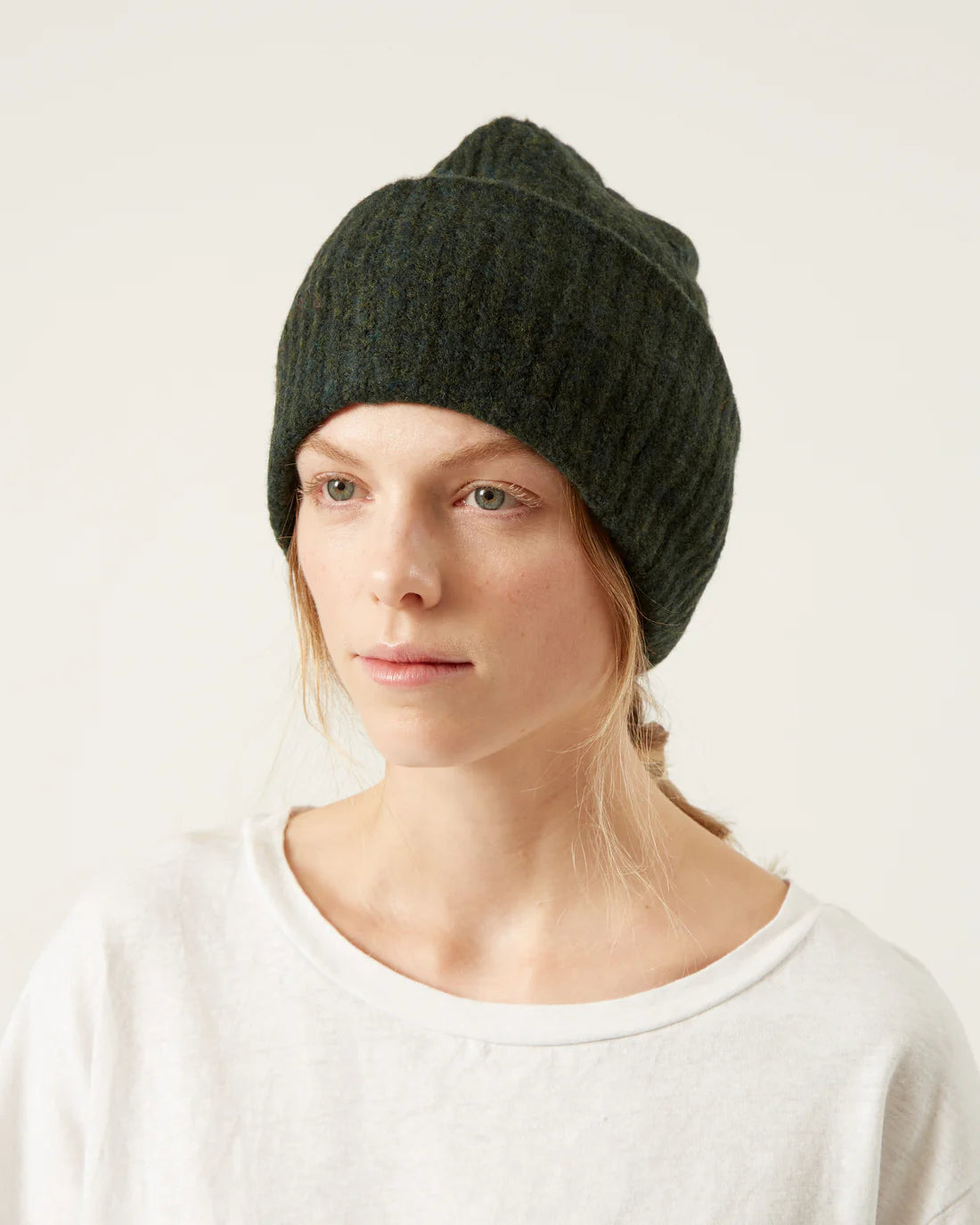 Movi Wool and Yak Beanie - Forest