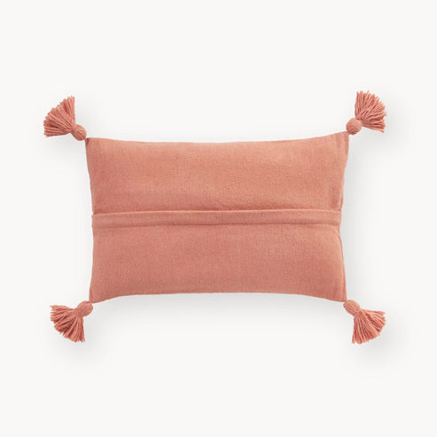 Moroccan Pillow - Solid Coral