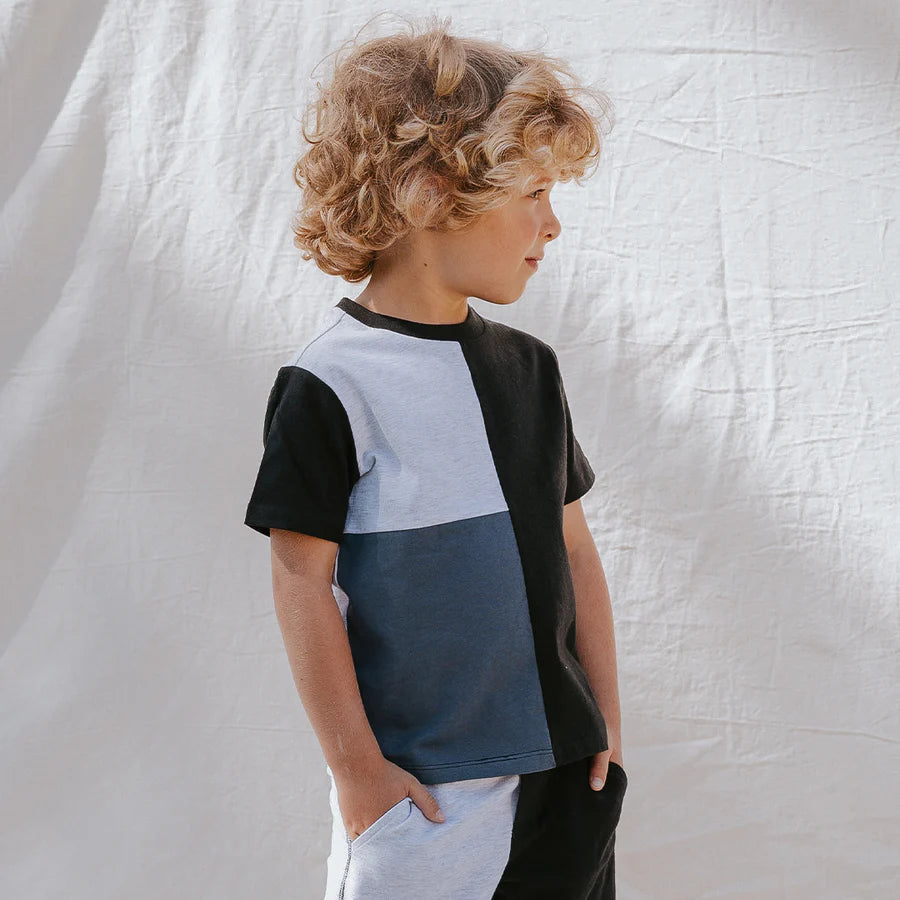 Cotton T-Shirt - Colour Block