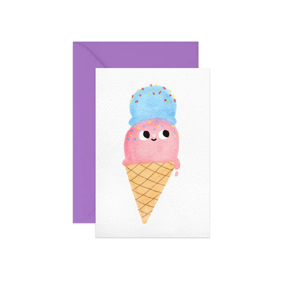 Mini Notecard - Ice Cream