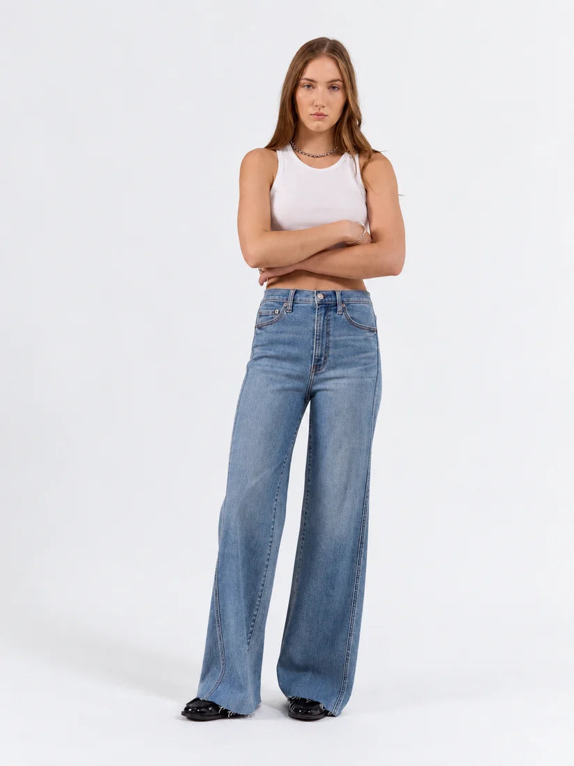 Far Out High Rise Wide Leg - Make Believe