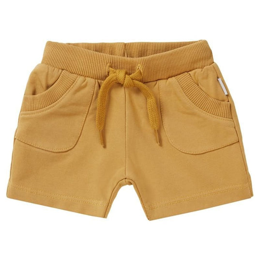 Cotton Baby Shorts - Mustard