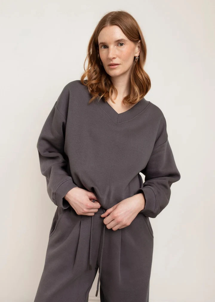Emma V-Neck Blouson - Turbulence