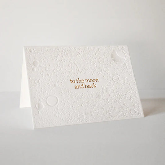 Card - To the Moon and Back