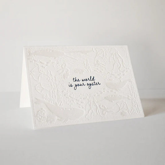 Card - The World Is Your Oyster