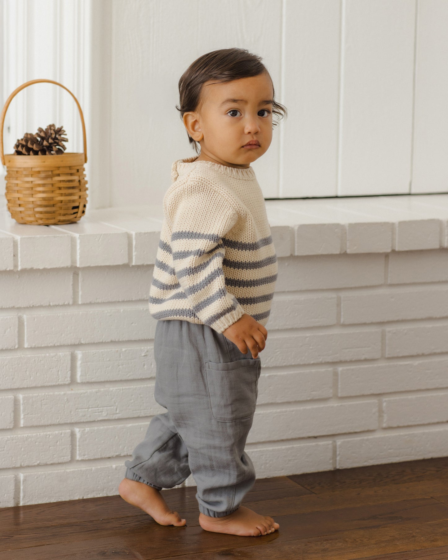 Rex Sweater - Slate Stripe