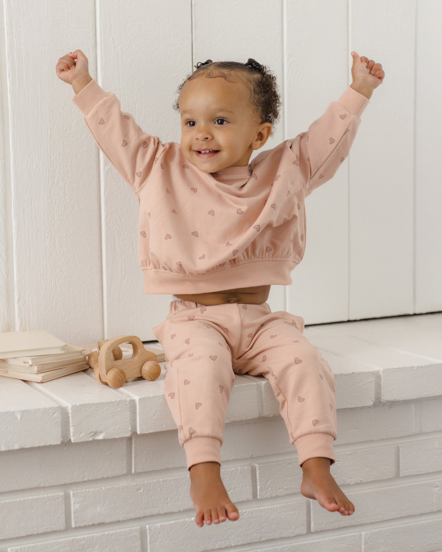 Relaxed Sweatshirt - Hearts