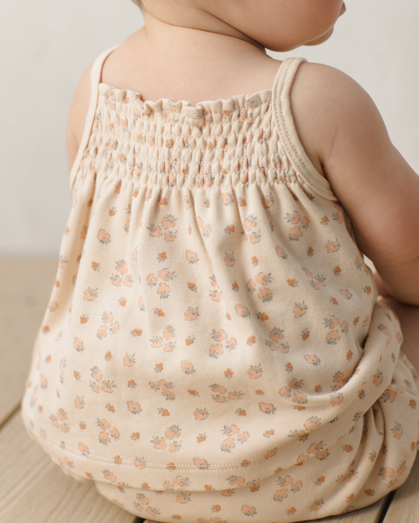 Smocked Tank & Bloomer Set - Strawberries