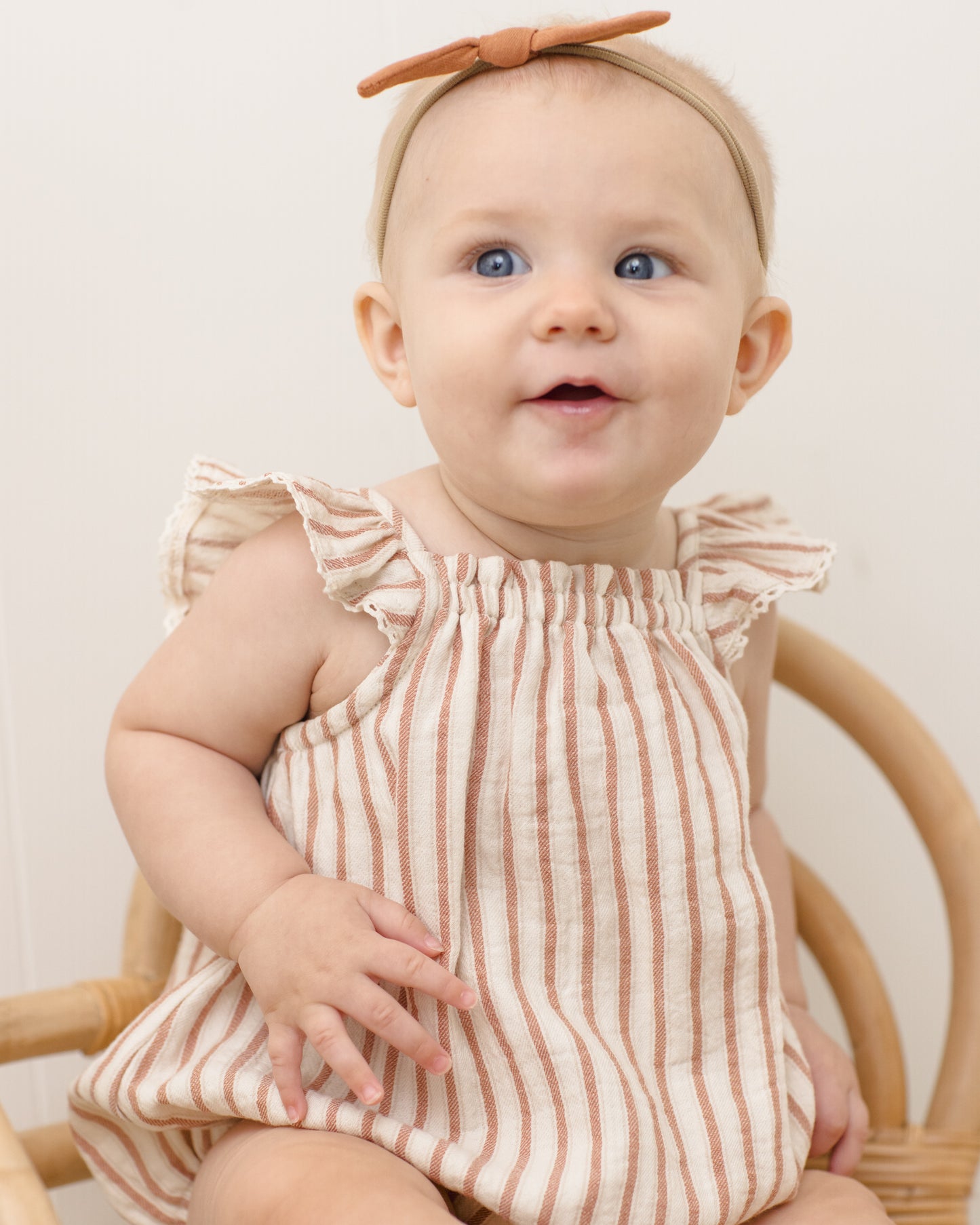 Bonnie Romper - Vintage Stripe