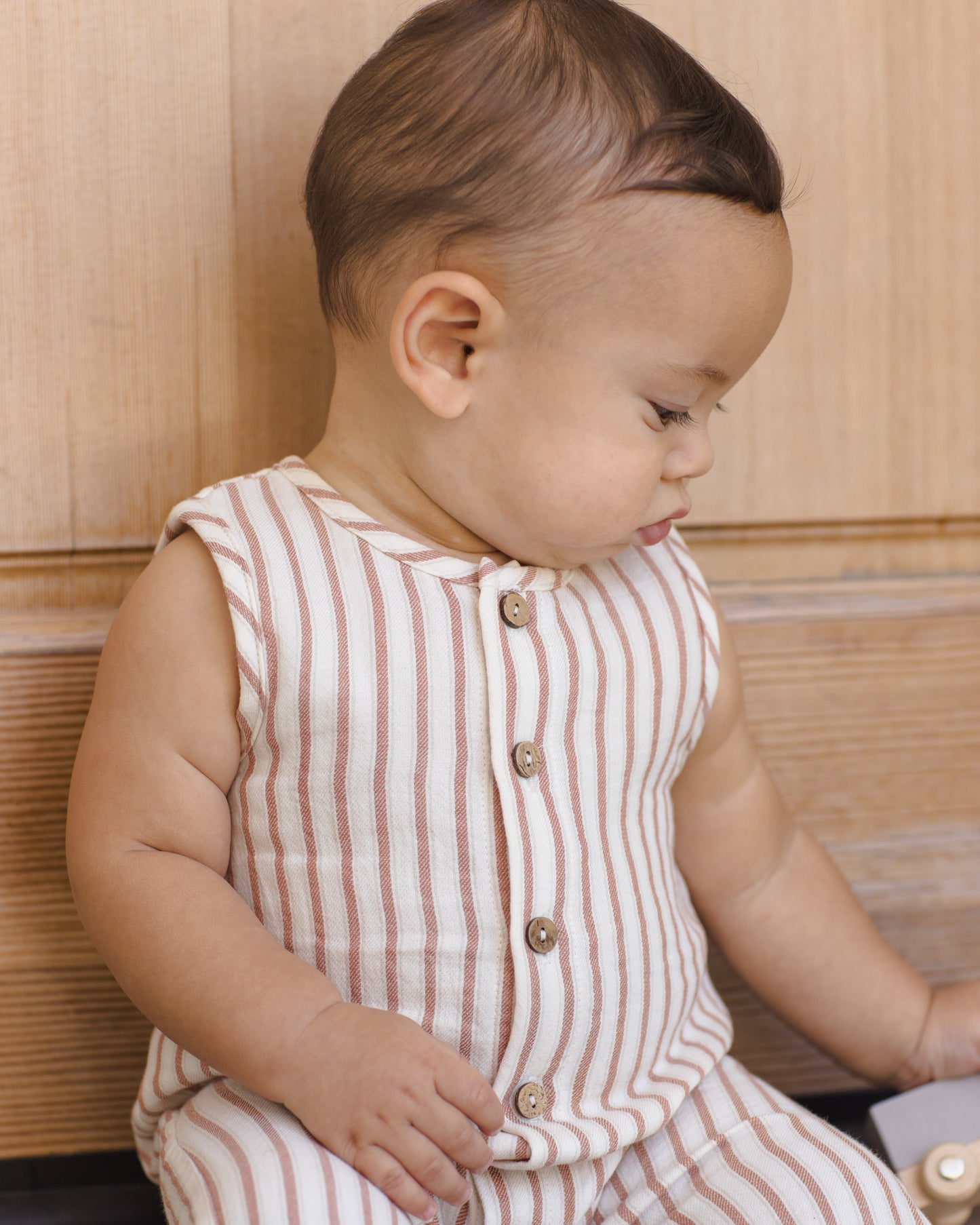 Woven Jumpsuit - Vintage Stripe