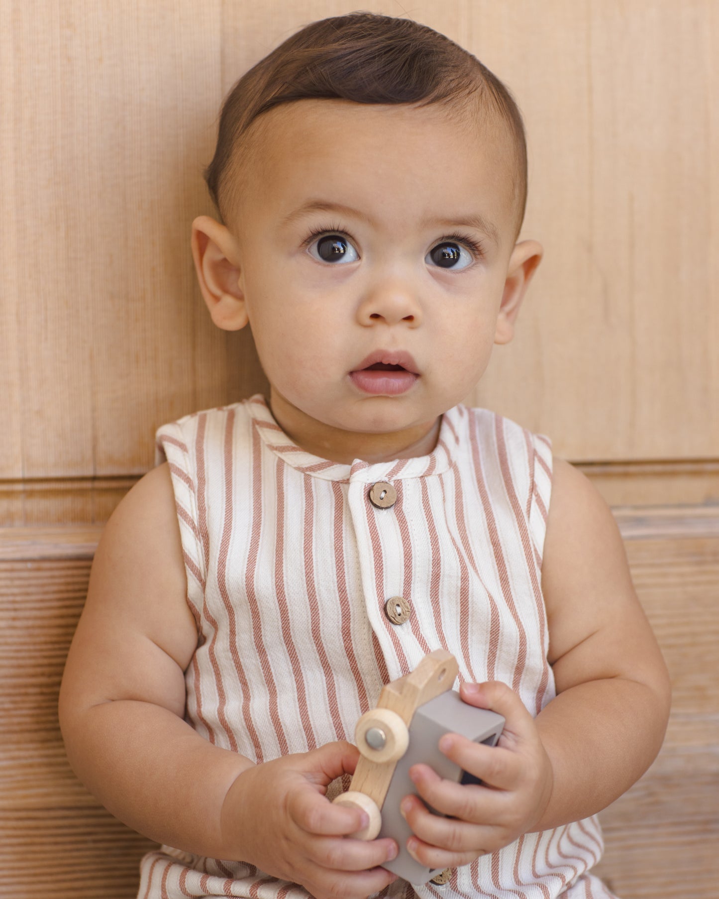 Woven Jumpsuit - Vintage Stripe