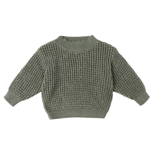 Chunky Knit Sweater - Forest