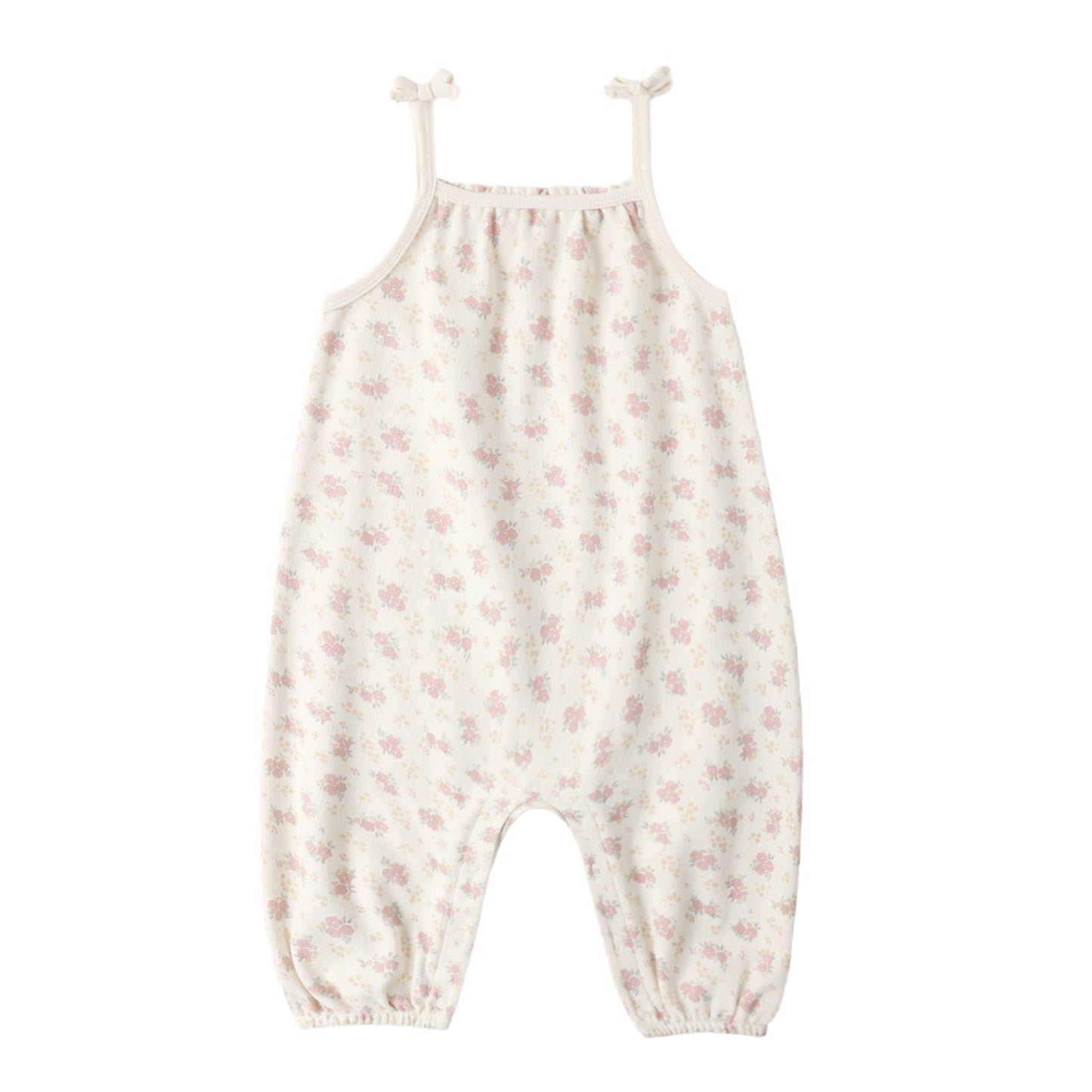 Smocked Jumpsuit - Flower Field