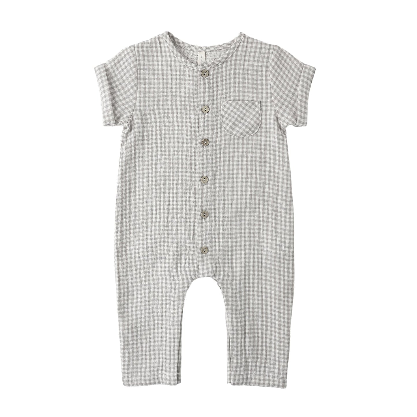 Charlie Jumpsuit - Sage Gingham