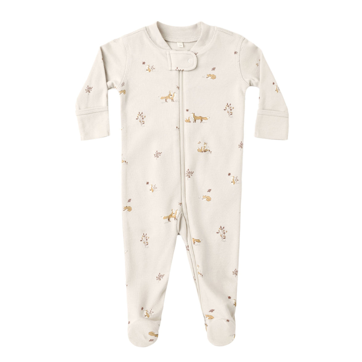 Organic Zip Footie Sleeper - Fox Land