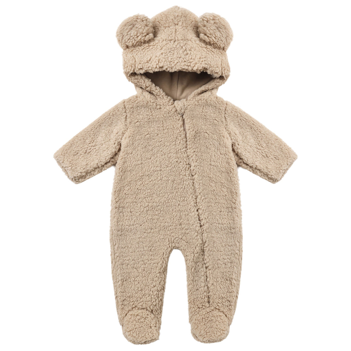Bear Jumpsuit - Latte