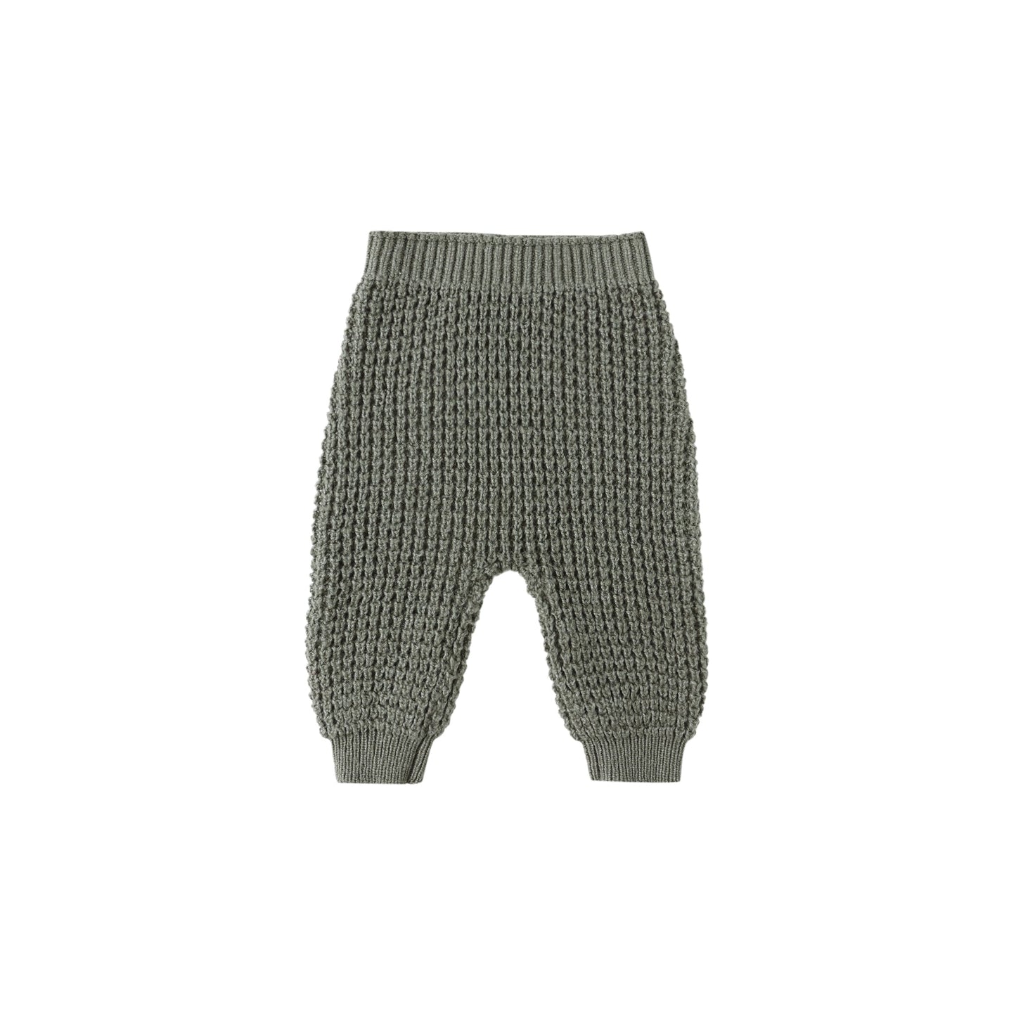 Chunky Knit Pant - Forest