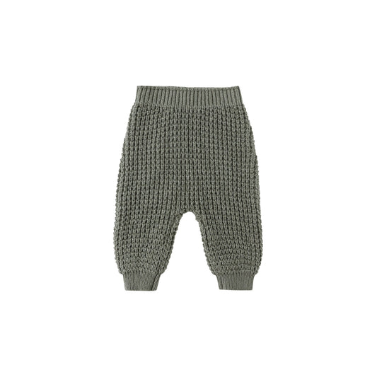Chunky Knit Pant - Forest
