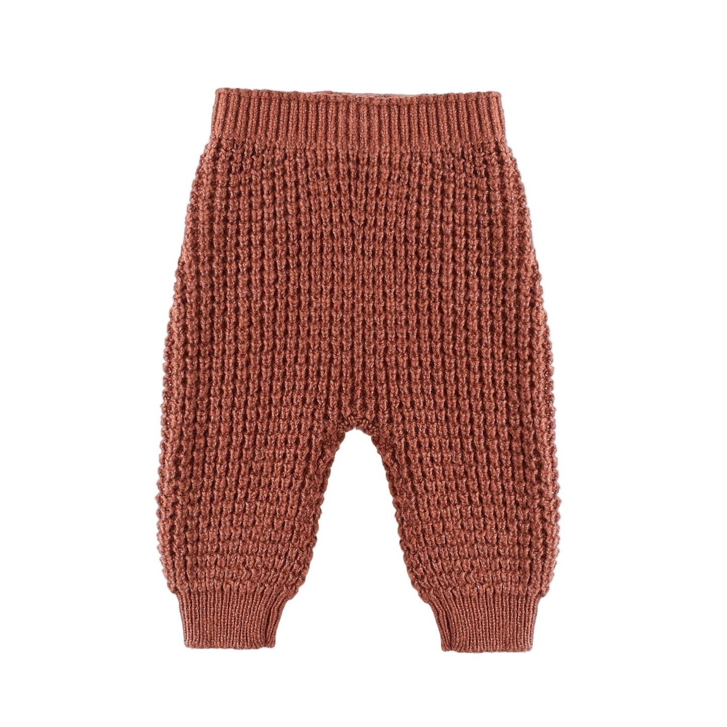 Chunky Knit Pant - Cranberry