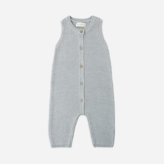 Knit Jumpsuit - Heathered Sky