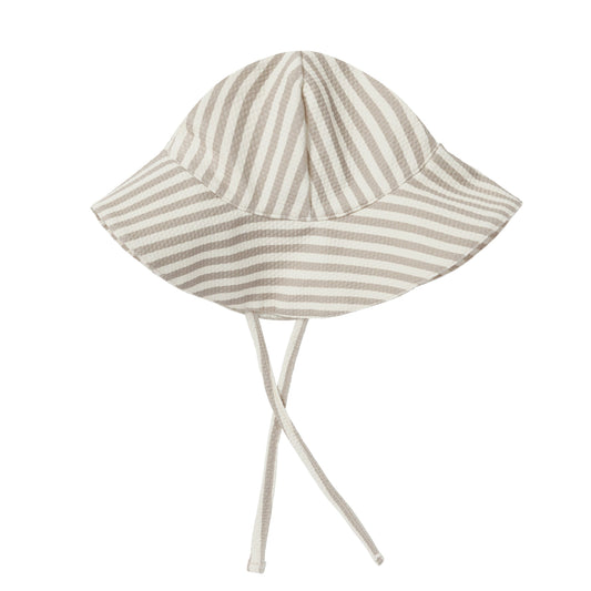 Floppy Sun Hat - Ash Stripe