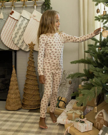 Long Sleeve Pajama Set - Holly Berry