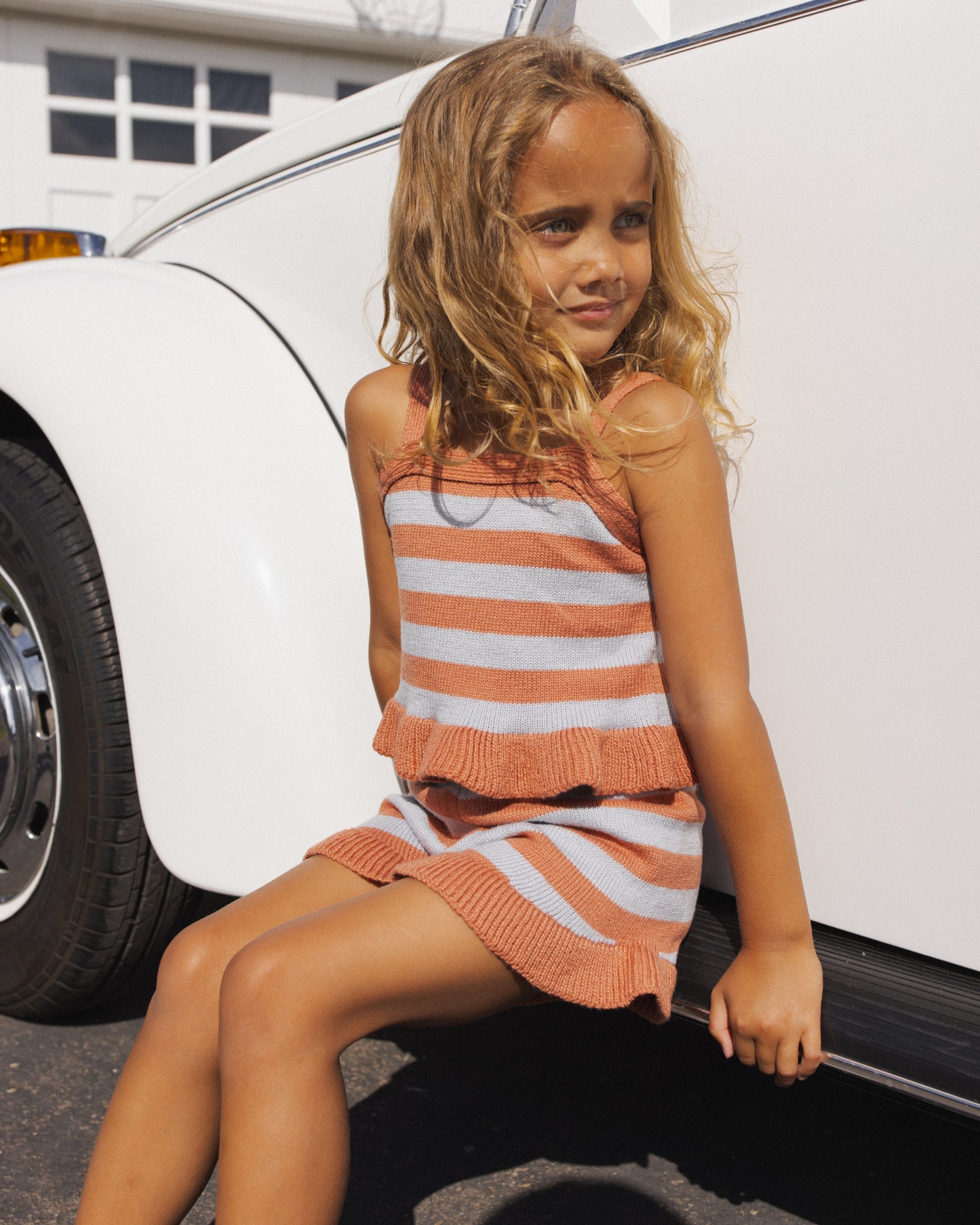 Naomi Knit Set - Americana Stripe