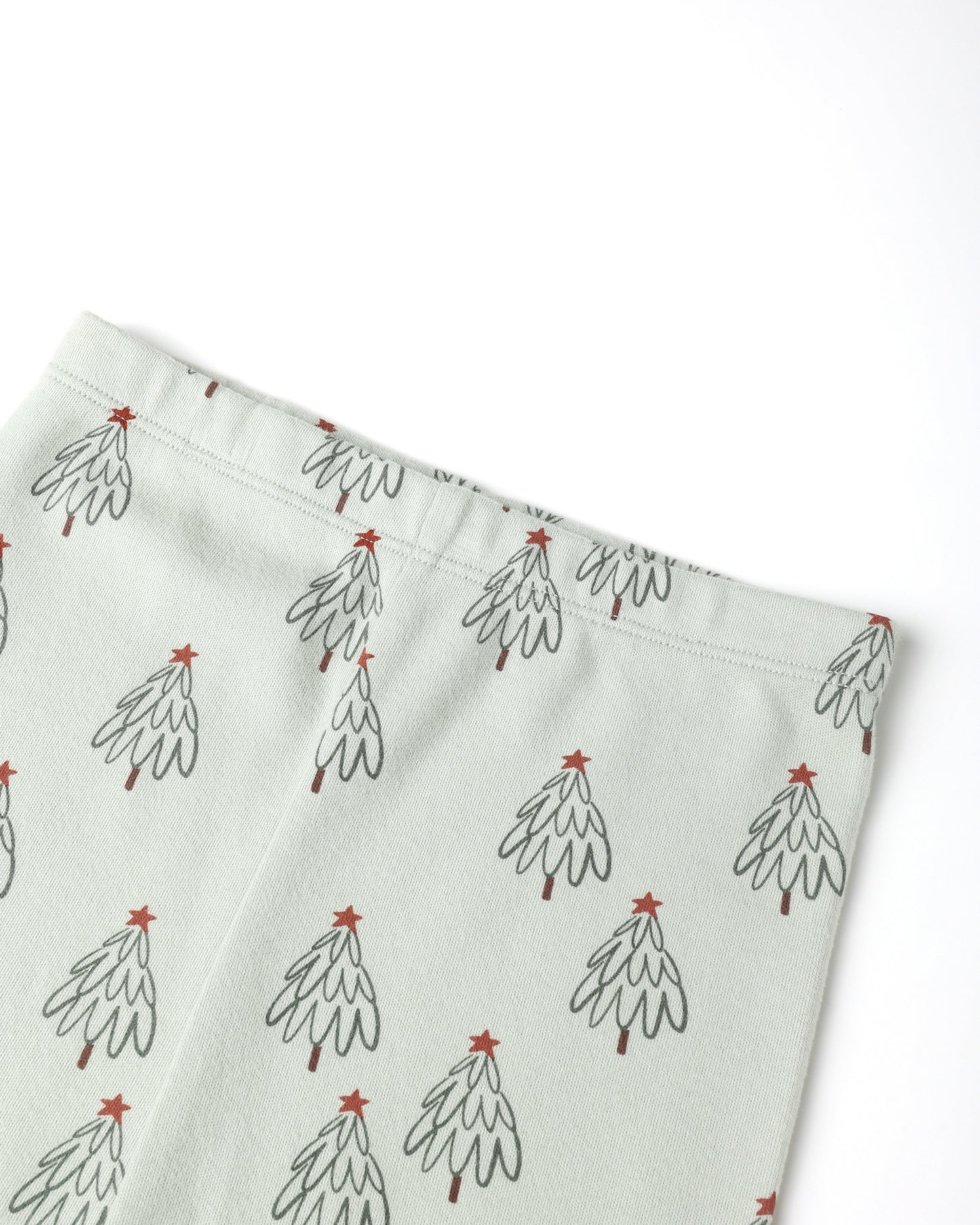 Long Sleeve Pajama Set - Trees