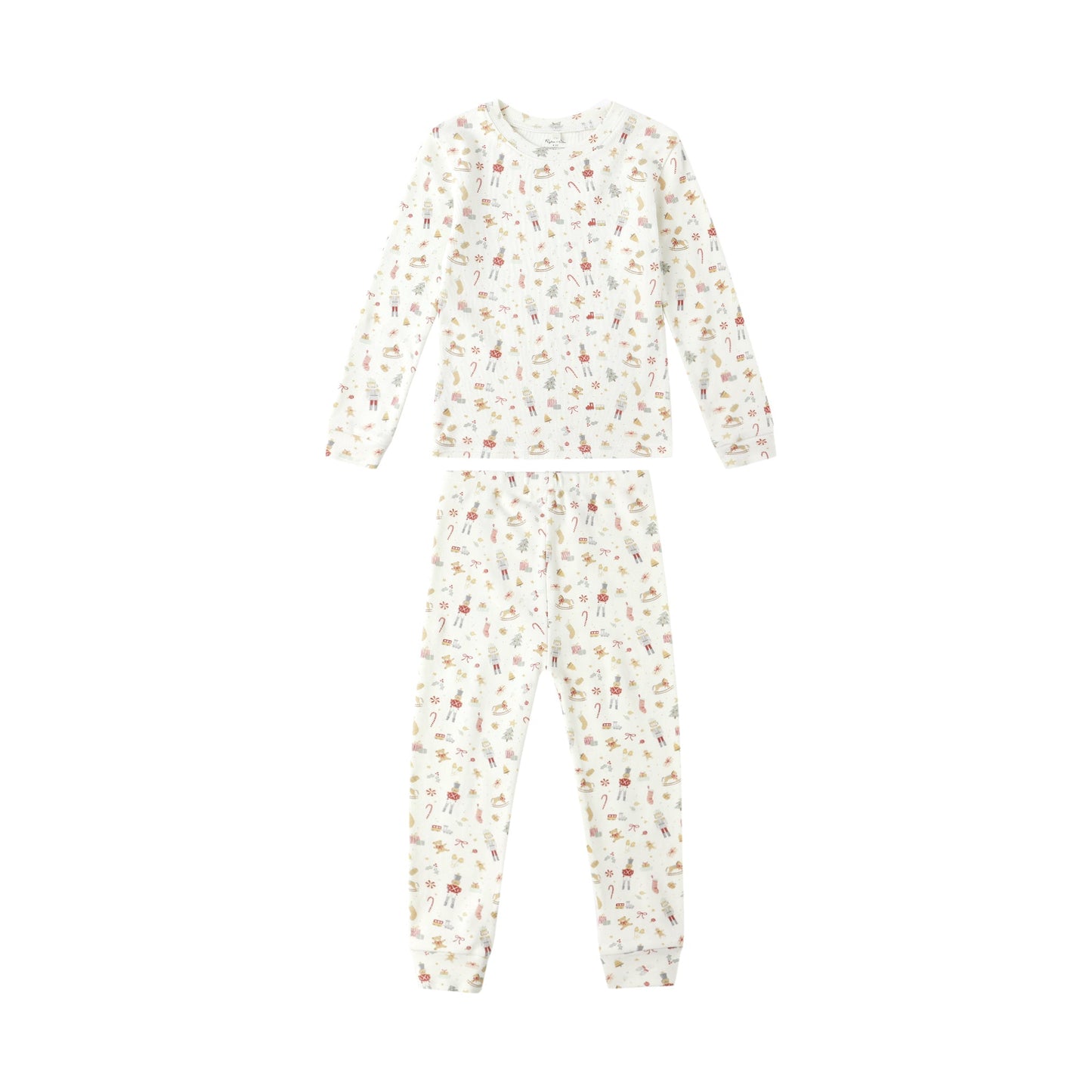 Long Sleeve Pajama Set - Festive