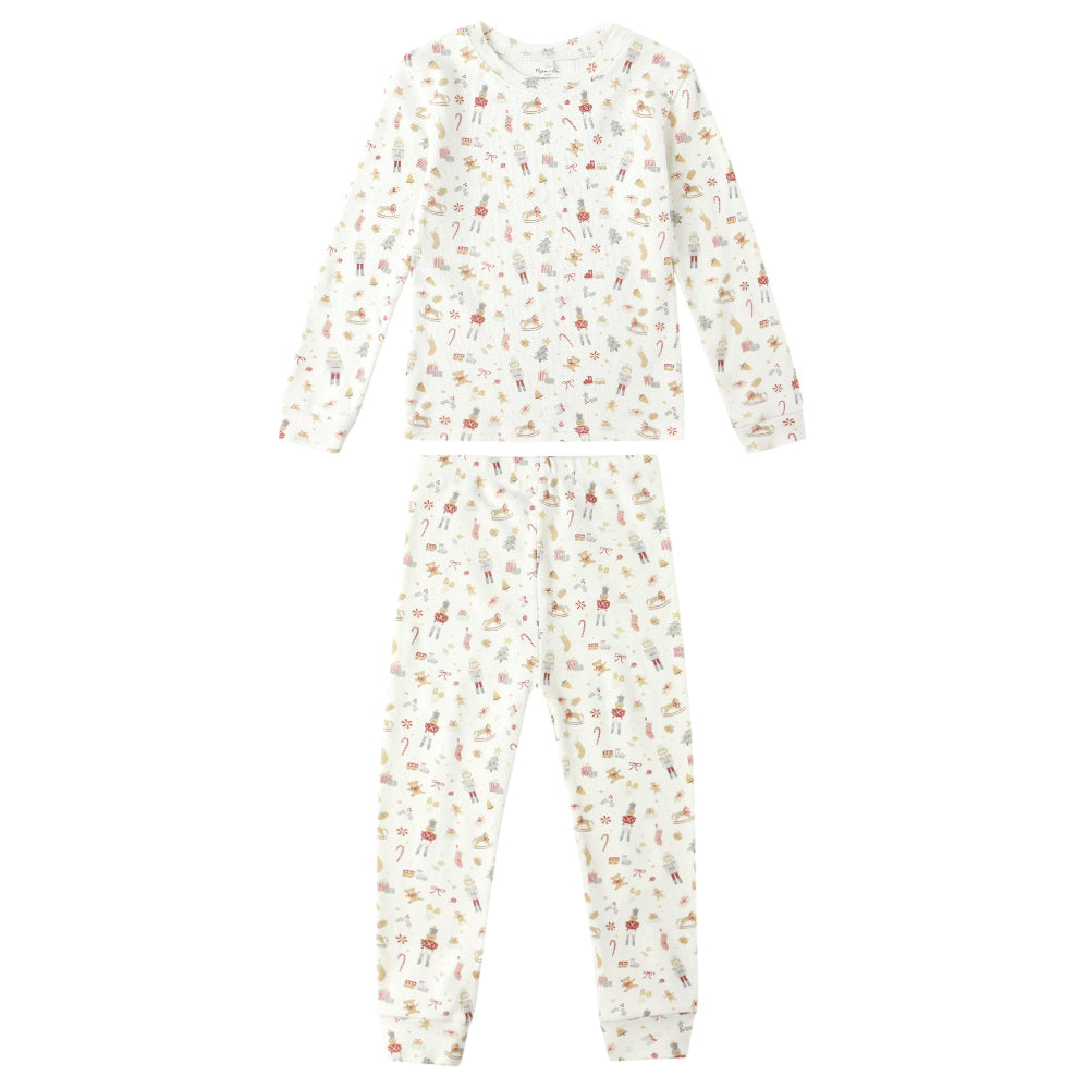 Long Sleeve Pajama Set - Festive