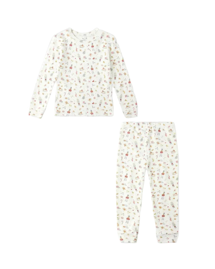 Long Sleeve Pajama Set - Festive