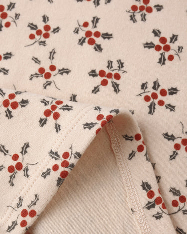 Long Sleeve Pajama Set - Holly Berry