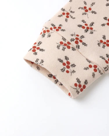 Long Sleeve Pajama Set - Holly Berry