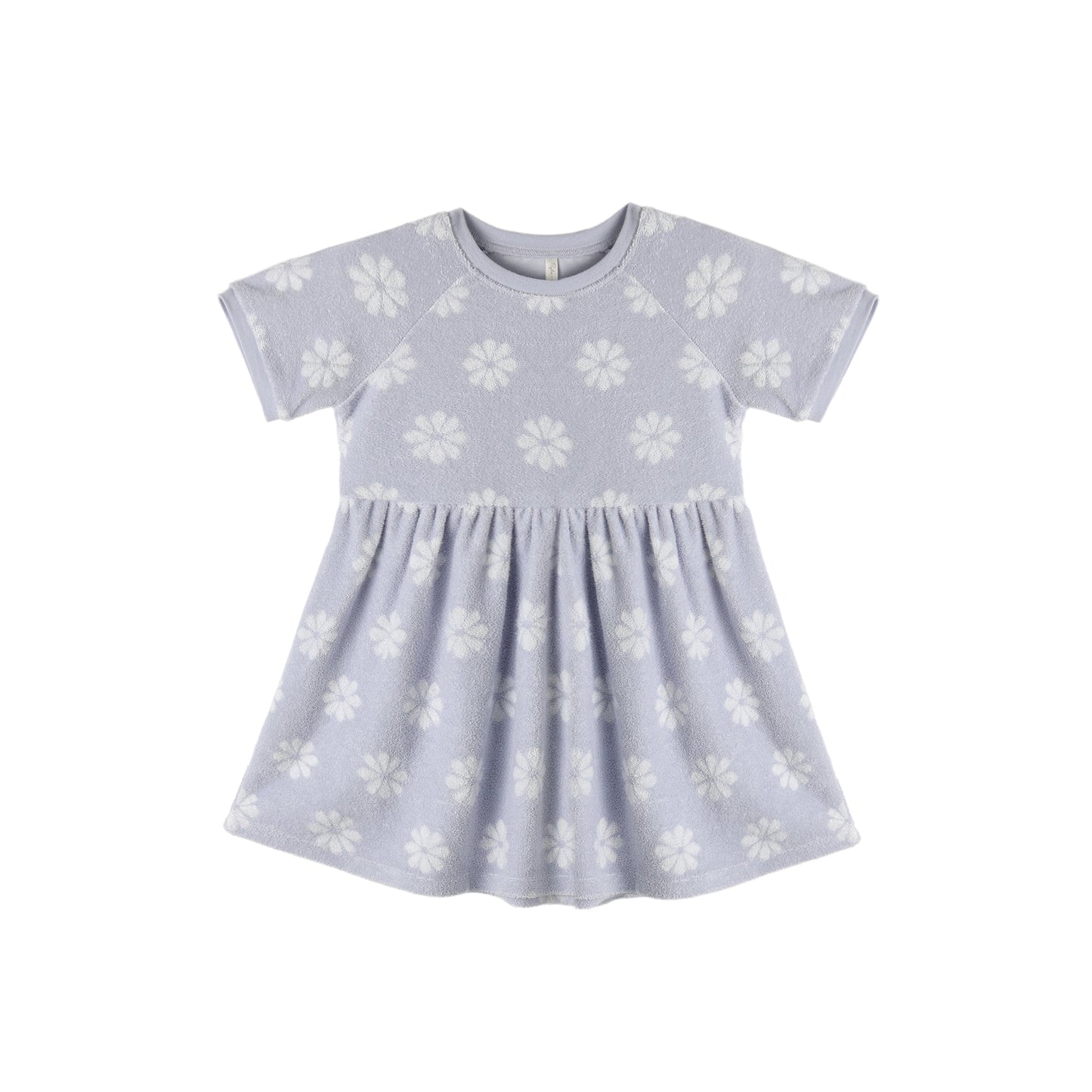 Raglan Dress - Periwinkle Daisy
