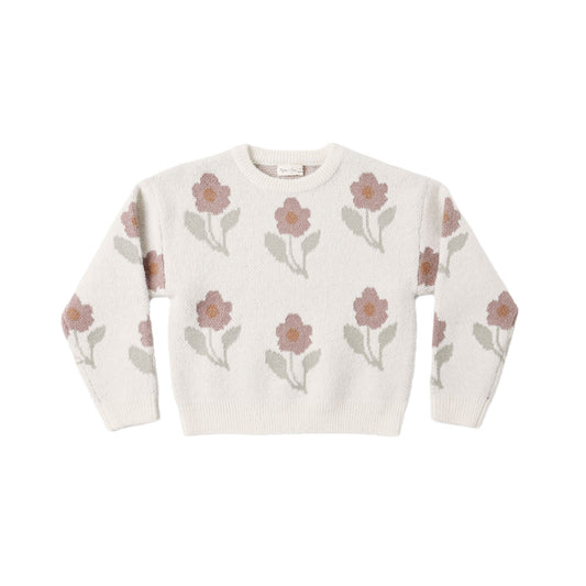 Aspen Sweater - Ivory Flower