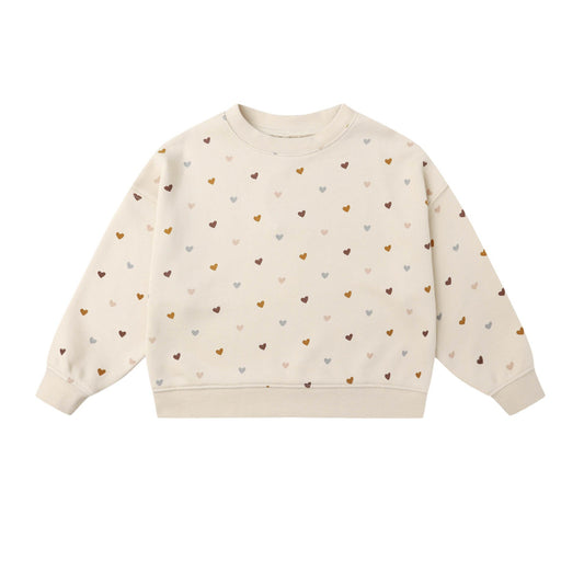 Boxy Pullover - Hearts