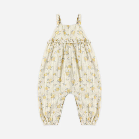 Kinsley Jumpsuit - Lemon Ditsy Flower