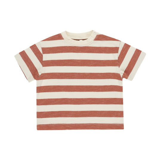 Relaxed Tee - Poppy Stripe