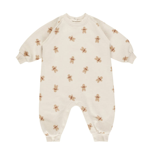 Raglan Jumpsuit - Gingerbread